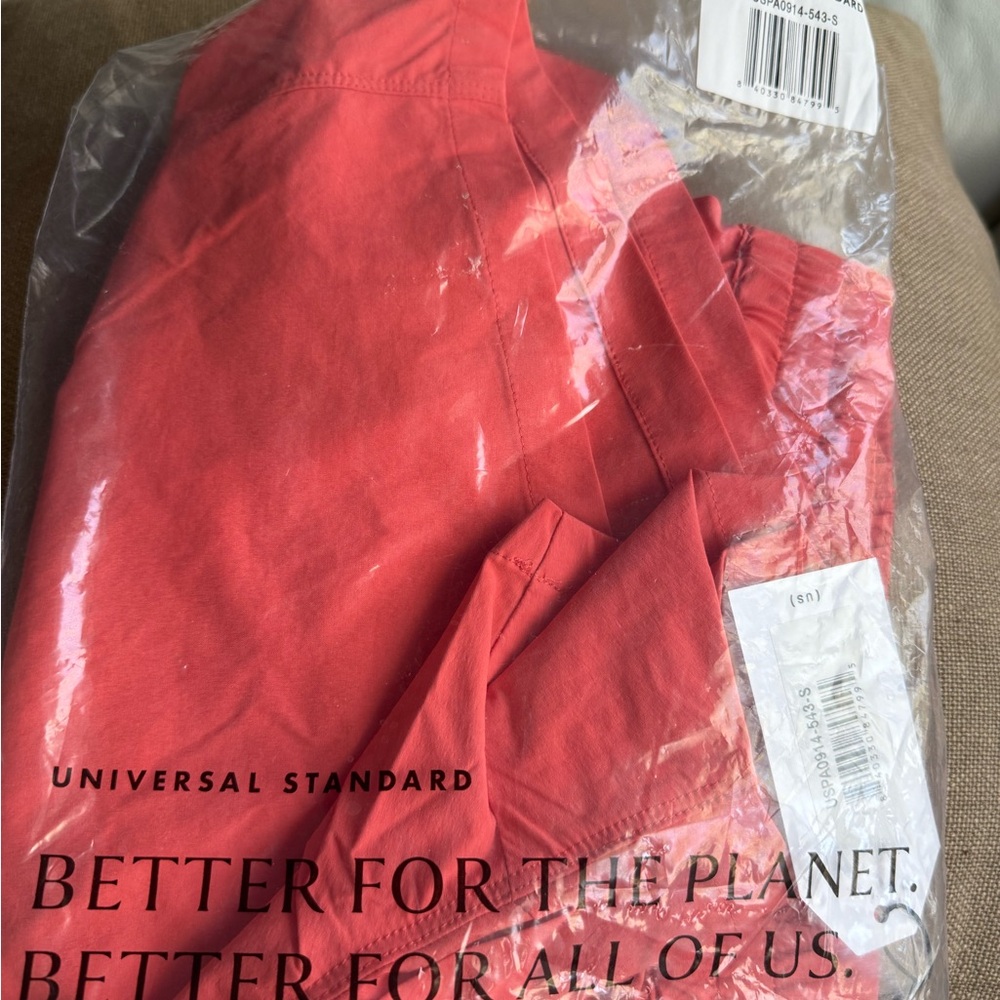 Universal Standard- coral colored Sunny swim Shorts - Picture 5 of 5